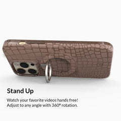 Khaki Croc MagSafe Grip Ring