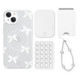 Vintage Lace Bows iPhone Bundle Set - Wallet