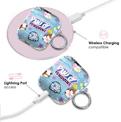 Pudgy Penguins Iceberg Glitter AirPod Case