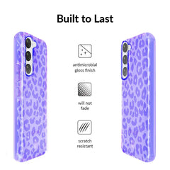 Electric Purple Leopard Samsung Case