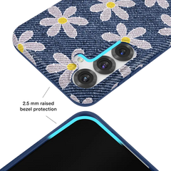 Denim Daisy Samsung Case