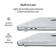 White Stars MacBook Case