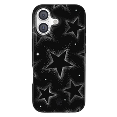 Crystal Chrome Stars iPhone Case