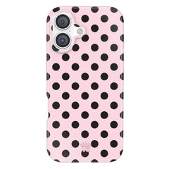 Princess Pink Polka Dot iPhone Case